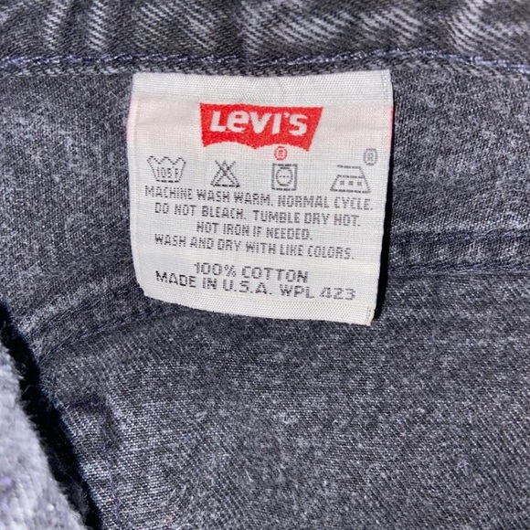 Vintage Levi’s 501 Black Straight Leg jeans - Picture 8 of 14